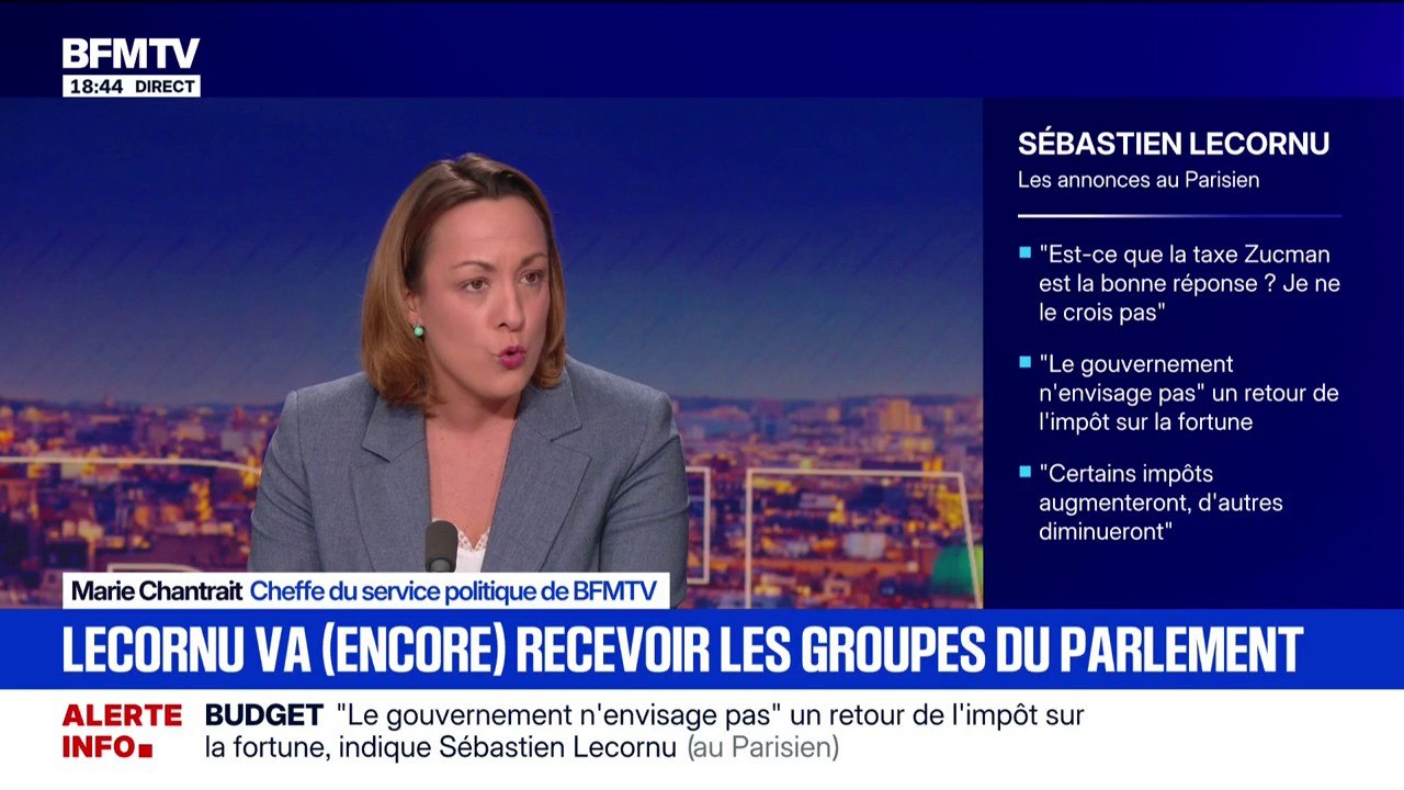 INFO BFMTV - Le Premier ministre Sébastien Lecornu recevra à nouveau les formations politiques du Parlement vendredi 3 octobre