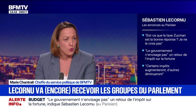 INFO BFMTV - Le Premier ministre Sébastien Lecornu recevra à nouveau les formations politiques du Parlement vendredi 3 octobre