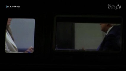 Donald and Melania Trump Spotted in Animated Conversation on Marine One as First Lady Shakes Her Head