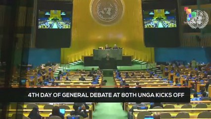 FTS 12:30 26-09: 4th day of General Debate at 80th