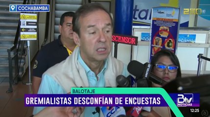 Gremialistas desconfían de encuesta de intención de voto rumbo al balotaje