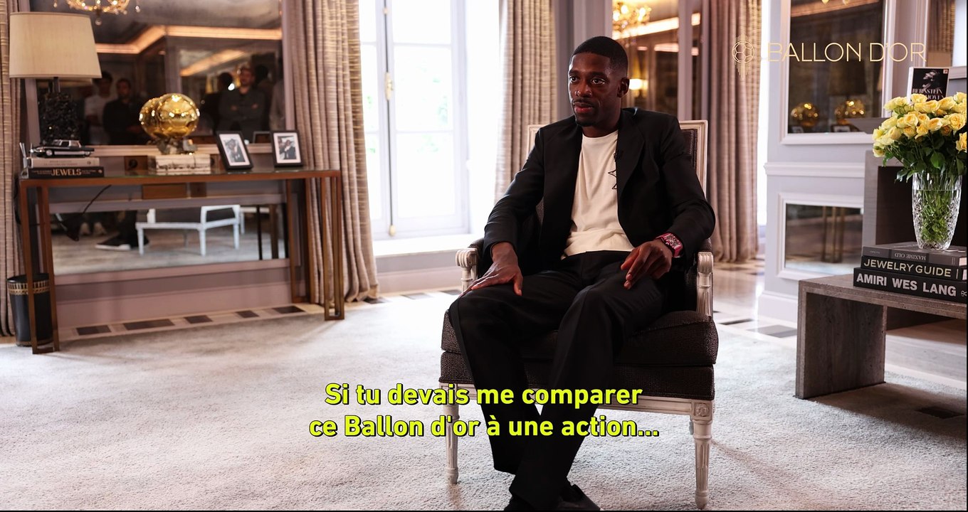 Ousmane Dembélé après avoir reçu le Ballon d'Or : « Lionel Messi m’a directement envoyé un message » - Foot - Ballon d'Or