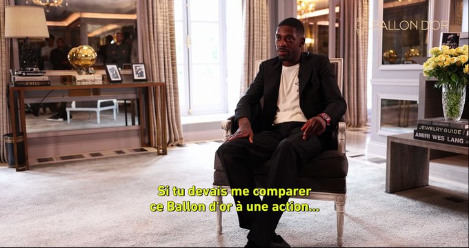 Ousmane Dembélé après avoir reçu le Ballon d'Or : « Lionel Messi m’a directement envoyé un message » - Foot - Ballon d'Or