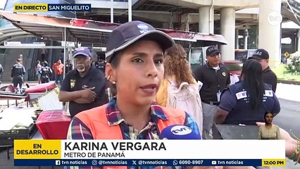 Desalojan a buhoneros de los predios de la estación del metro de San Miguelito