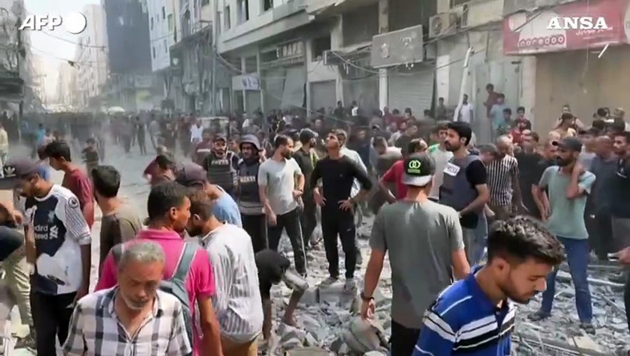 Gaza City fra le macerie dopo gli ultimi attacchi israeliani