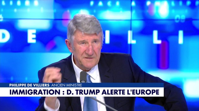 Philippe De Villiers : «L’Europe veut l’immigration»