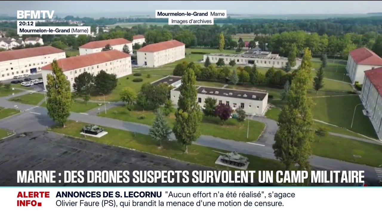 Des drones suspects ont été repérés au-dessus du camp de Mourmelon-le-Grand dans la nuit de dimanche à lundi
