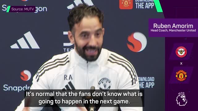 Amorim 'doesn't know' which Man United will turn up against Brentford