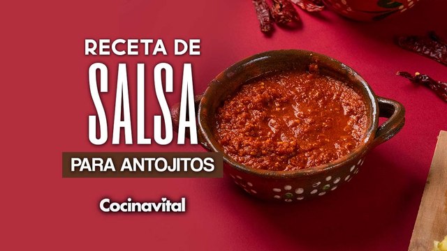 Receta de salsa para antojitos ¡Con 4 ingredientes!