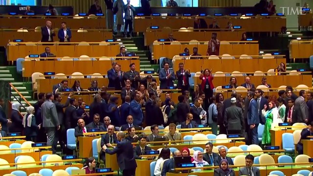 Delegates at U.N. General Assembly Walk Out as Netanyahu Prepares to Speak