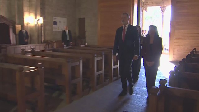 Reyes y Princesa de Asturias presiden el homenaje a los reyes de Navarra y al Reino de Navarra