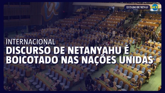 Discurso de Netanyahu é boicotado nas Nações Unidas