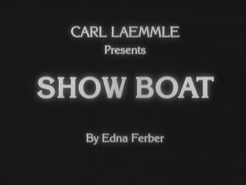 Show Boat (Universal, 1929)