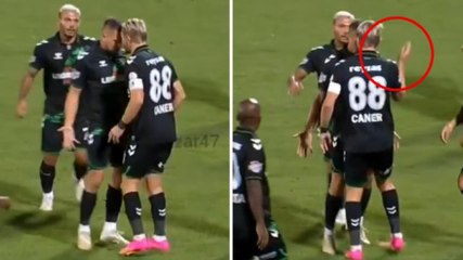 Erkin, ma cosa fai? Schiaffo a un compagno di squadra e rosso diretto!