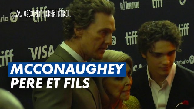matthew McConaughey très fier de son fils Levi qui sont ensemble dans The Lost Bus