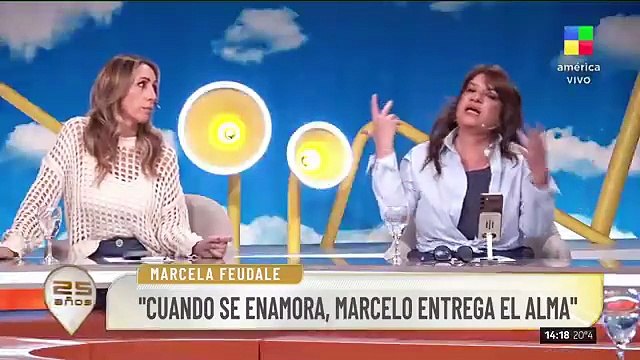 Marcela Feudale habló de la separación de Tinelli y Milett