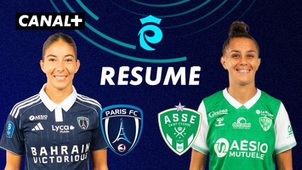 Le résumé de Paris FC / ASSE - Arkema Première Ligue 2025/2026 (J3)