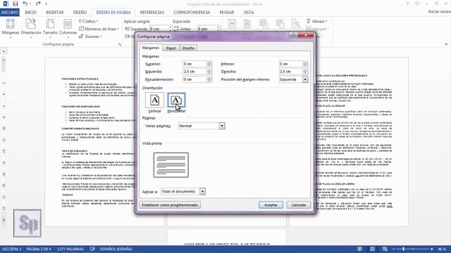 Cómo PONER en HORIZONTAL una sola HOJA en Word ✅