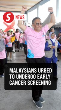 Undergo regular health screenings to detect cancer early, urges Dzulkefly