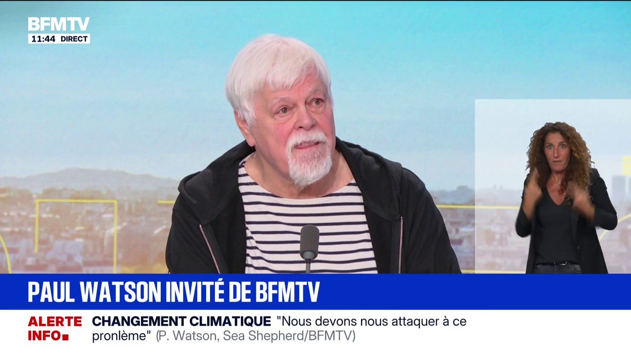 "Ils ont mal interprété ce que j'ai dit", se justifie Paul Watson après la polémique autour de son discours à la Fête de l'Humanité