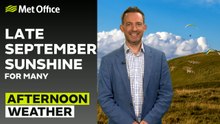 Met Office Sunday Afternoon Weather Forecast 28/09/2025