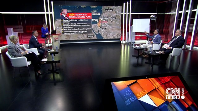 Trump'ın Gazze planı iddiası, Hakan Fidan'ın ABD açıklamaları ve Gazze savaşı gelişmeleri CNN TÜRK Masası'nda konuşuldu