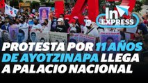 Marcha por los 11 años de Ayotzinapa avanza hacia Palacio Nacional | Reporte Indigo