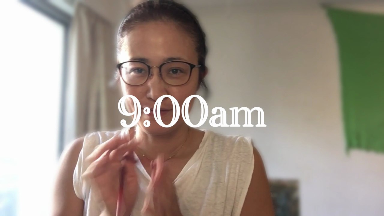 【9:00am】リモートワーク前の朝ごはんを食べるだけ動画