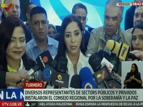Representantes de diversos sectores de Aragua instalan el Consejo Regional por la Soberanía y la Paz