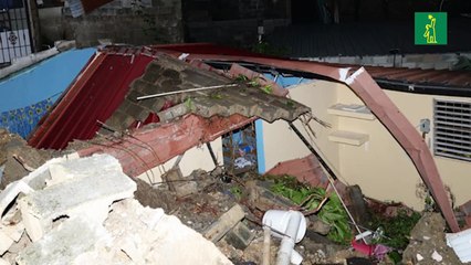 Se desploma pared y destruye vivienda en ensanche Ozama