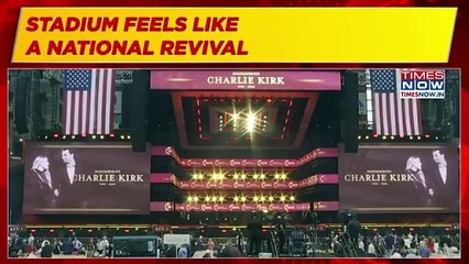 Unmissable Moments from Charlie Kirk’s Funeral | 200K Mourners, Widow Cries, Trump Speaks