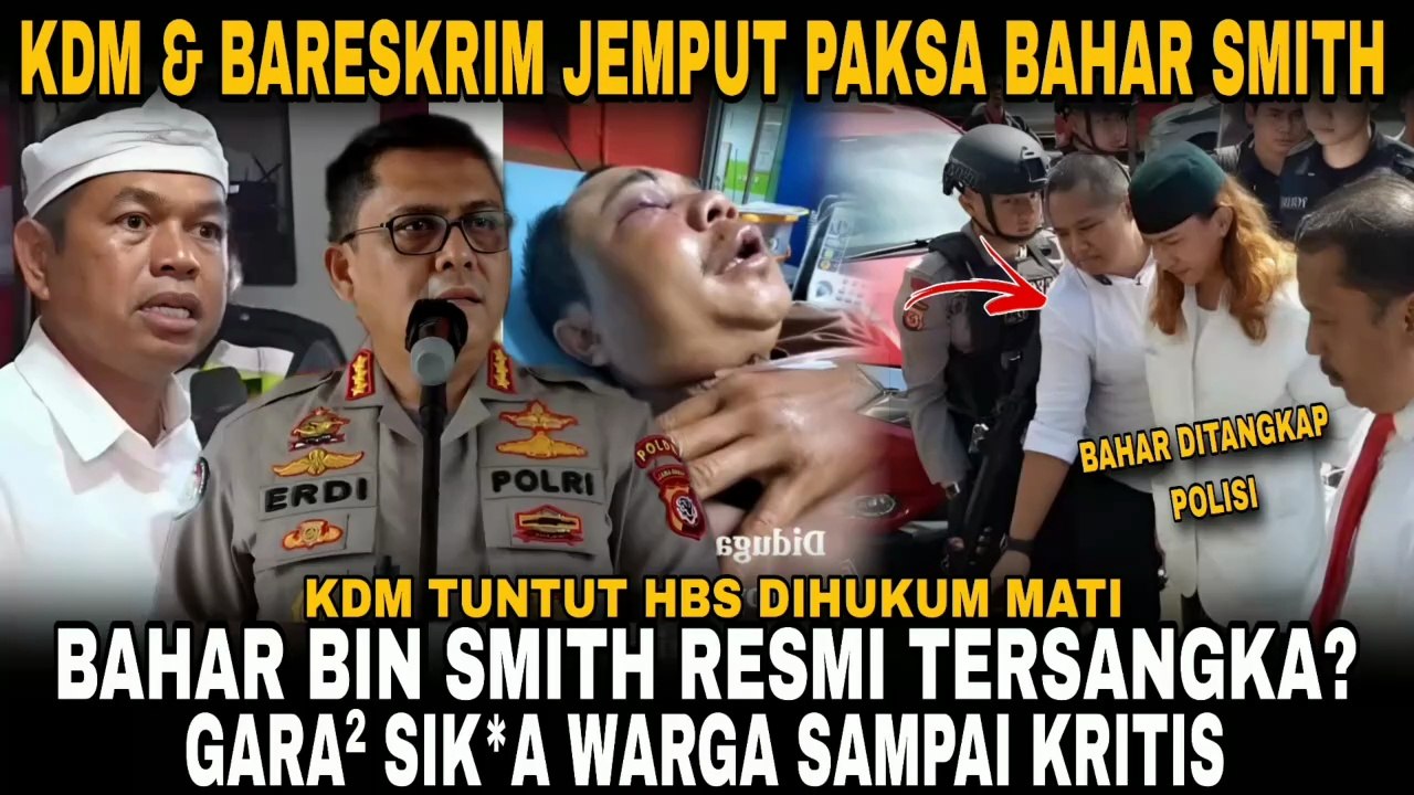 Bahar bin Smith Di Tangkap Polisi!! Kdm seret Bahar ke pengadilan