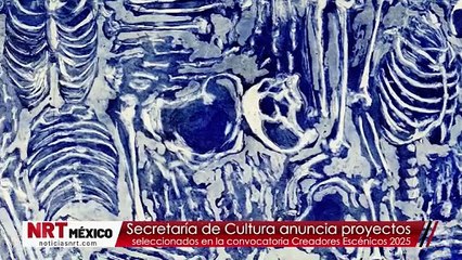 Secretaría de Cultura anuncia proyectos seleccionados en la convocatoria Creadores Escénicos 2025