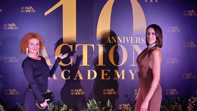 Dalla Cucinotta a Drusilla Foer, Action Academy festeggia 10 anni di attività al Royal Space di via Merulana