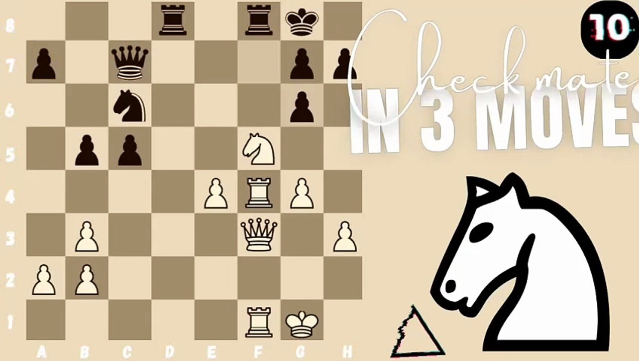 Can you checkmate in 3moves? (P.22) (White to play)♟️ - video Dailymotion