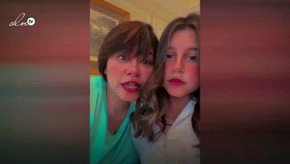 شيرين عبدالوهاب وابنتها في فيديو فكاهي على أغنية سميرة سعيد