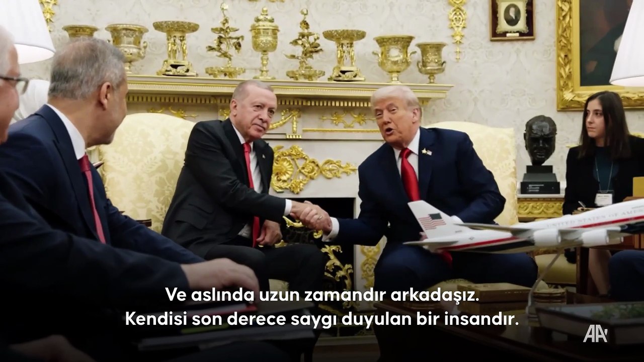 Beyaz Saray'dan Erdoğan-Trump görüşmesine ilişkin videolu 'dostluk mesajı' paylaşımı