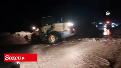 Trabzon'da sağanak heyelana neden oldu