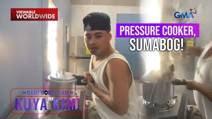 Lalaking nagluluto, nasabugan sa mukha ng pressure cooker! | Dami Mong Alam, Kuya Kim!