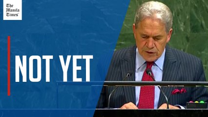 New Zealand says it will not recognize Palestinian state at this time