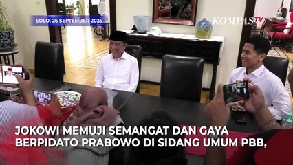Momen Jokowi Gebrak Meja Tirukan Prabowo di Sidang Umum PBB: Sangat Bagus!