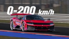0 à 200 km/h à bord de la Ferrari F80 !