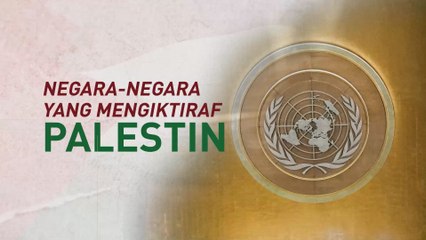 [INFOGRAFIK] Negara-Negara Yang Mengiktiraf Palestin