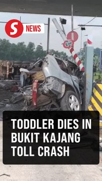 One-year-old boy dies in four-vehicle crash at Bukit Kajang toll