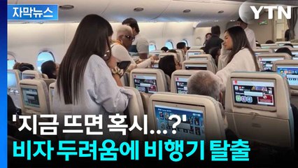 [자막뉴스] H-1B 수수료 인상 순간... 비행기 탄 승객들 '패닉' / YTN