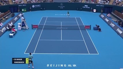 Pékin - Rinderknech pas loin de faire tomber de Minaur