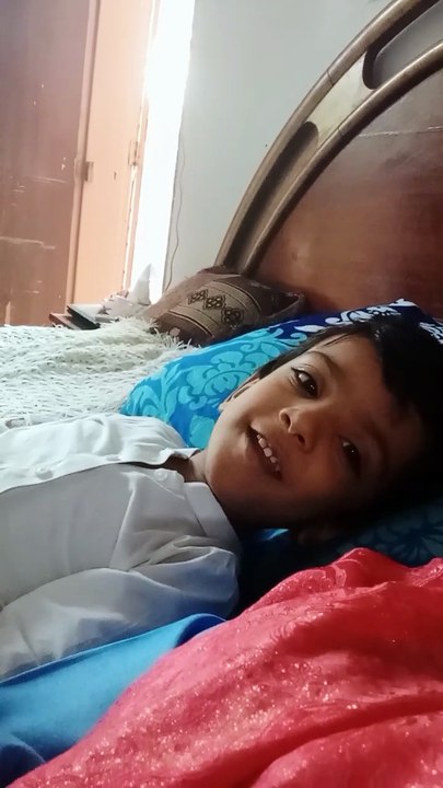 A cute kid playing.