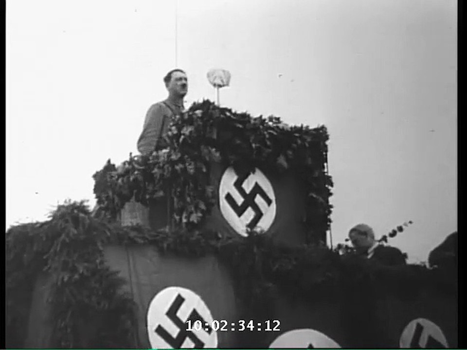Reichskanzler Adolf Hitler Spricht, Eberswalde, Deutschland (1932)