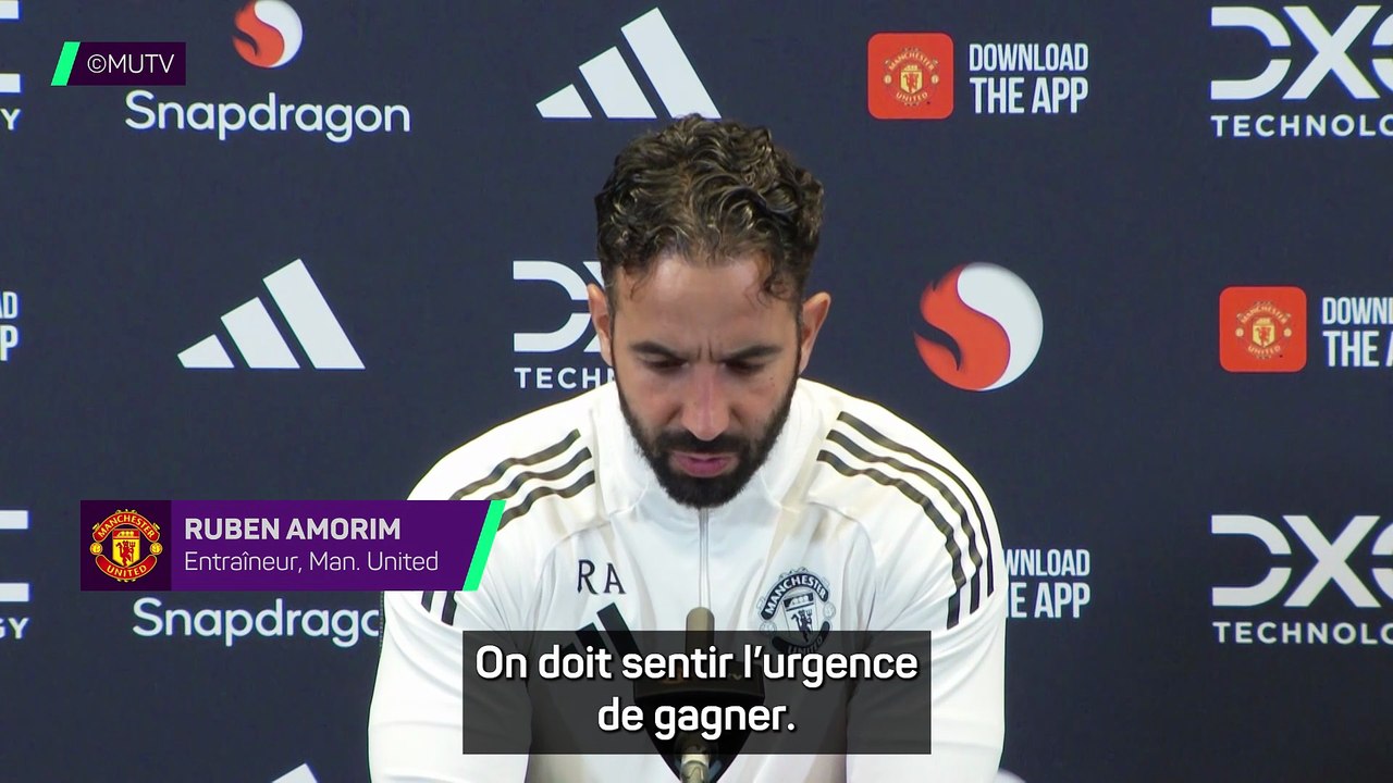 Amorim : "Sentir l'urgence de devoir gagner tous les matches"