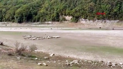 Bu gördüğünüz çöl aslında İstanbul'un suyunu karşılayan bir barajdı...